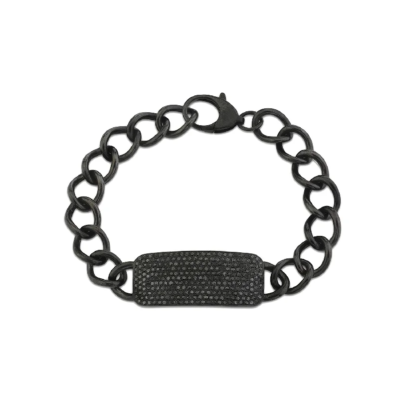 ladies bracelets exclusive-Black Diamond ID Bracelet BB000034