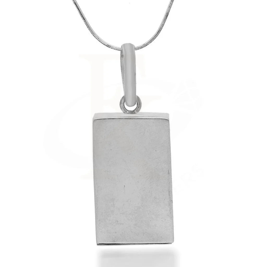 ladies necklaces lightweight design-Sterling Silver 925 Necklace (Chain with Amulet Pendant) - FKJNKLSL2152