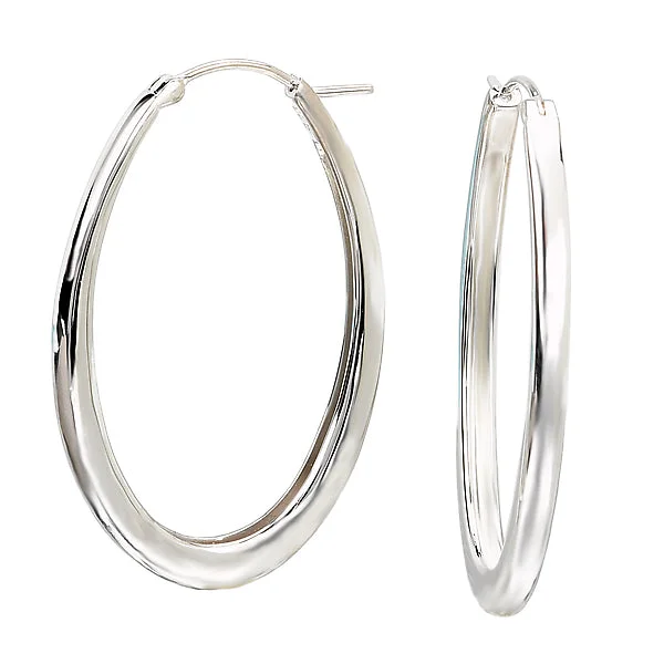 Ladies earrings dusk radiance -Ladies Fashion Hoop Earrings