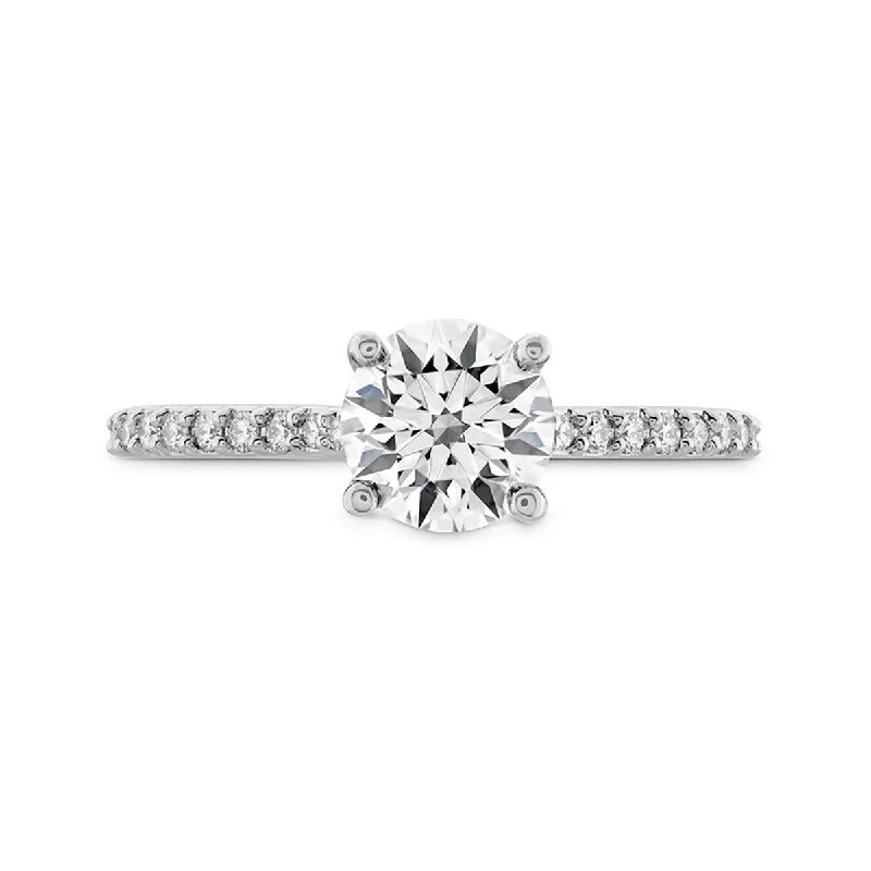 Ladies engagement rings blend glow -Camilla HOF Engagement Ring Setting