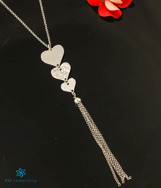 ladies necklaces romantic-The Irene Heart Silver Necklace