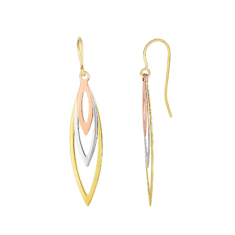 Ladies earrings ever glow -10K Gold Drop Earring