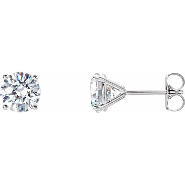 Ladies earrings helm shine -14K White 3/4 CTW Natural Diamond Cocktail-Style Earrings