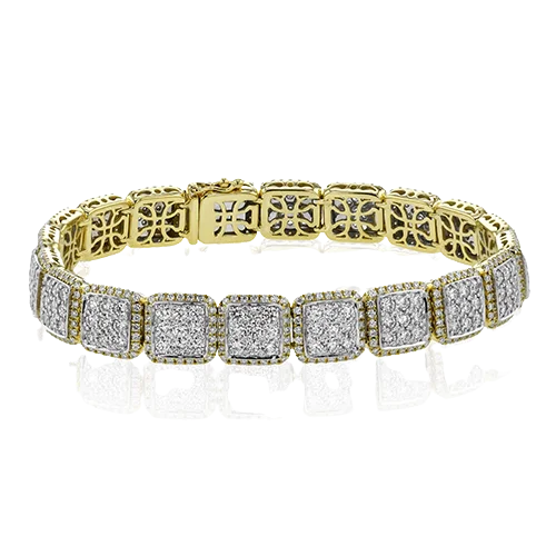 ladies bracelets butterfly-Bracelet in 18k Gold with Diamonds LB2481