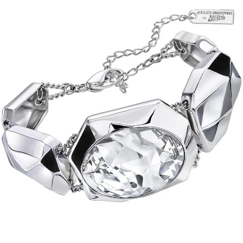 ladies bracelets milestone-Swarovski Women's Bracelet - Reverse Rhodium Plated Crystal | 5243745