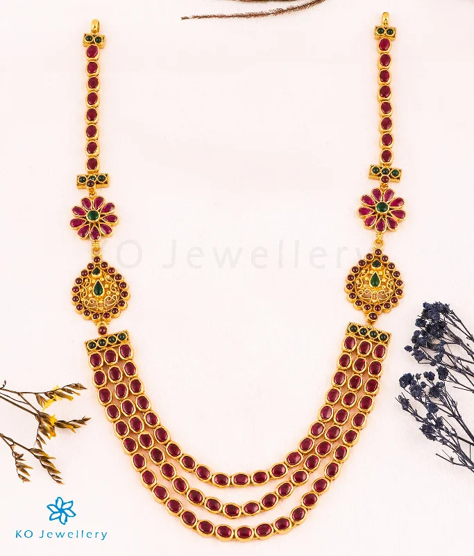 ladies necklaces short-The Panigraha Silver Three Layered Necklace