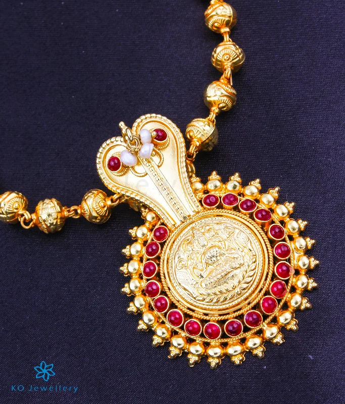 ladies necklaces showstopper-The Vijeta Silver Kodava Thali Necklace