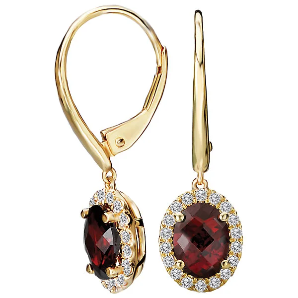 Ladies earrings relic radiance -Ladies Fashion Gemstone Earrings