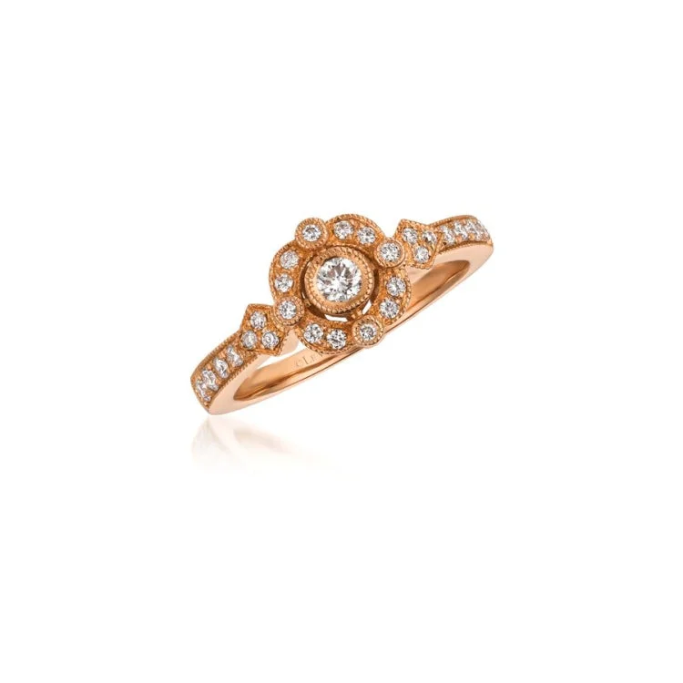 Ladies rings tide charm -Le Vian 14K Strawberry Gold Ring