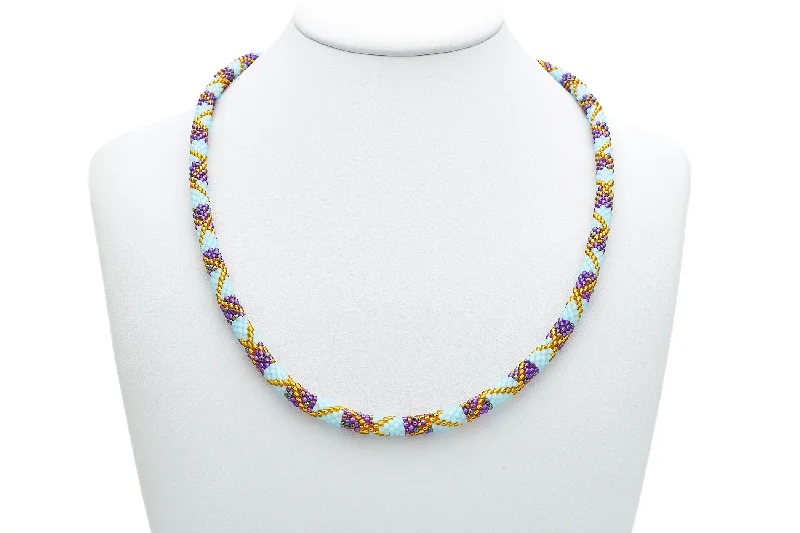 ladies necklaces purple-Royal Dynasty Necklace