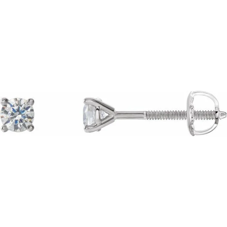 Ladies earrings calm radiance -14K White 1/5 CTW Natural Diamond Cocktail-Style Earrings