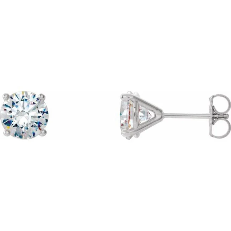 Ladies earrings marquise glow pair -Platinum 2 CTW Natural Diamond Cocktail-Style Earrings