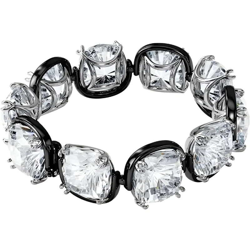 ladies bracelets durable-Swarovski Women's Bracelet - Harmonia White Crystals with Mixed Metal Finish | 5600047