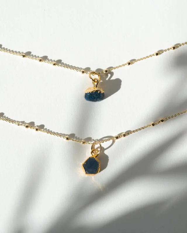 ladies necklaces repair-September | Sapphire Necklace