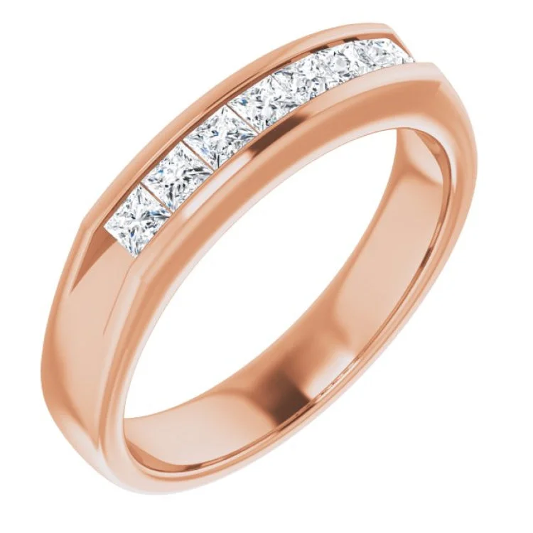 Ladies rings sole edition -14K Rose 3/4 CTW Natural Diamond Ring