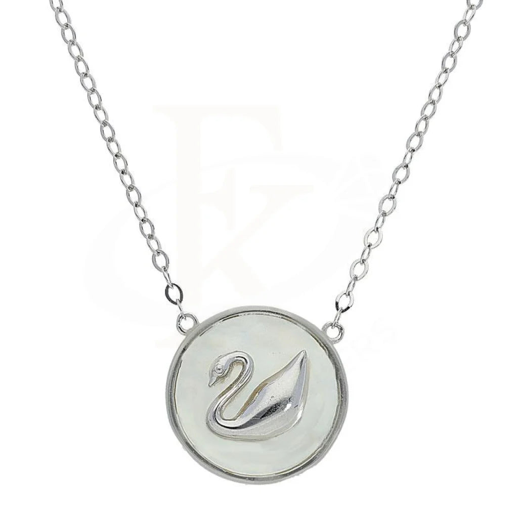 ladies necklaces high quality-Sterling Silver 925 Swan Necklace - FKJNKL1900