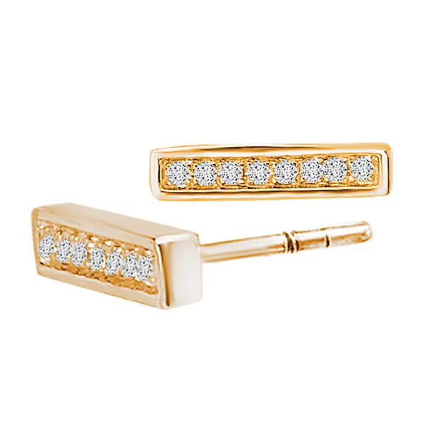 Ladies earrings bunch glow -Ladies Fashion Diamond Earrings