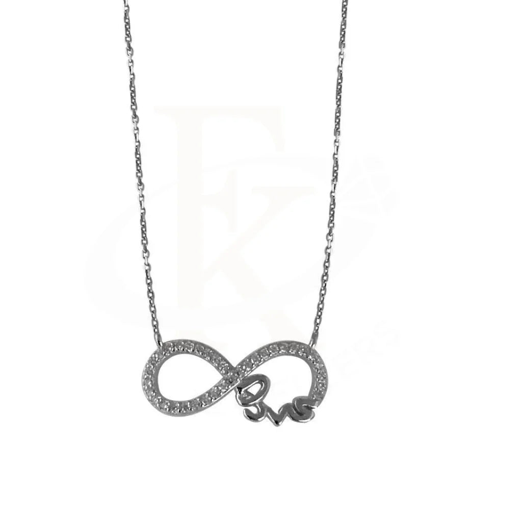 ladies necklaces fashion-Sterling Silver 925 Infinity Necklace - FKJNKL1768