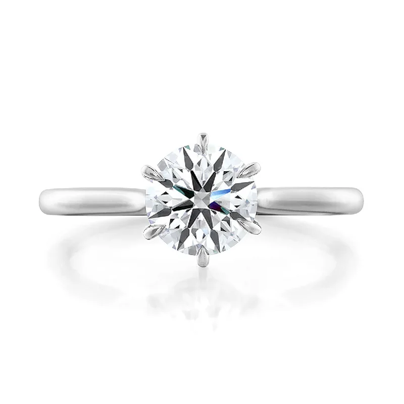 Ladies engagement rings frost radiance -Camilla 6 Prong Engagement Ring Setting