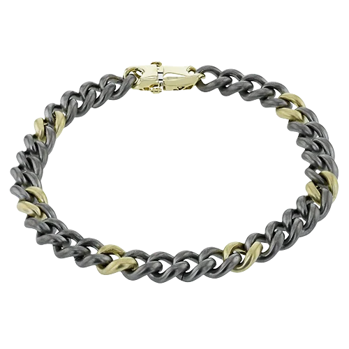 ladies bracelets bohemian-Men's Titanium Bracelet In 14k Gold BT1018-Y