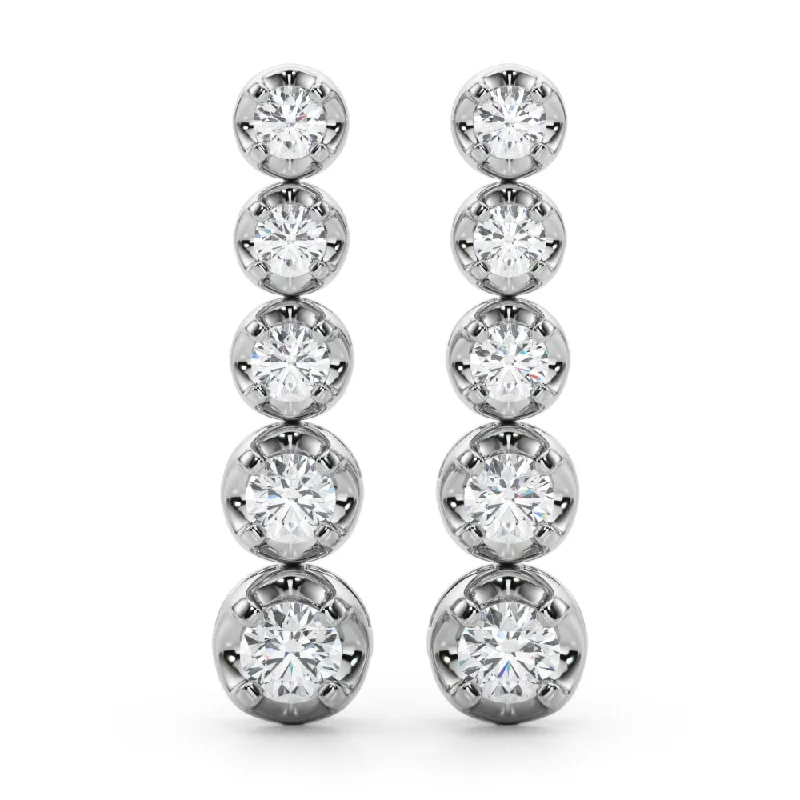 Ladies earrings seek shine -Diamond Earring