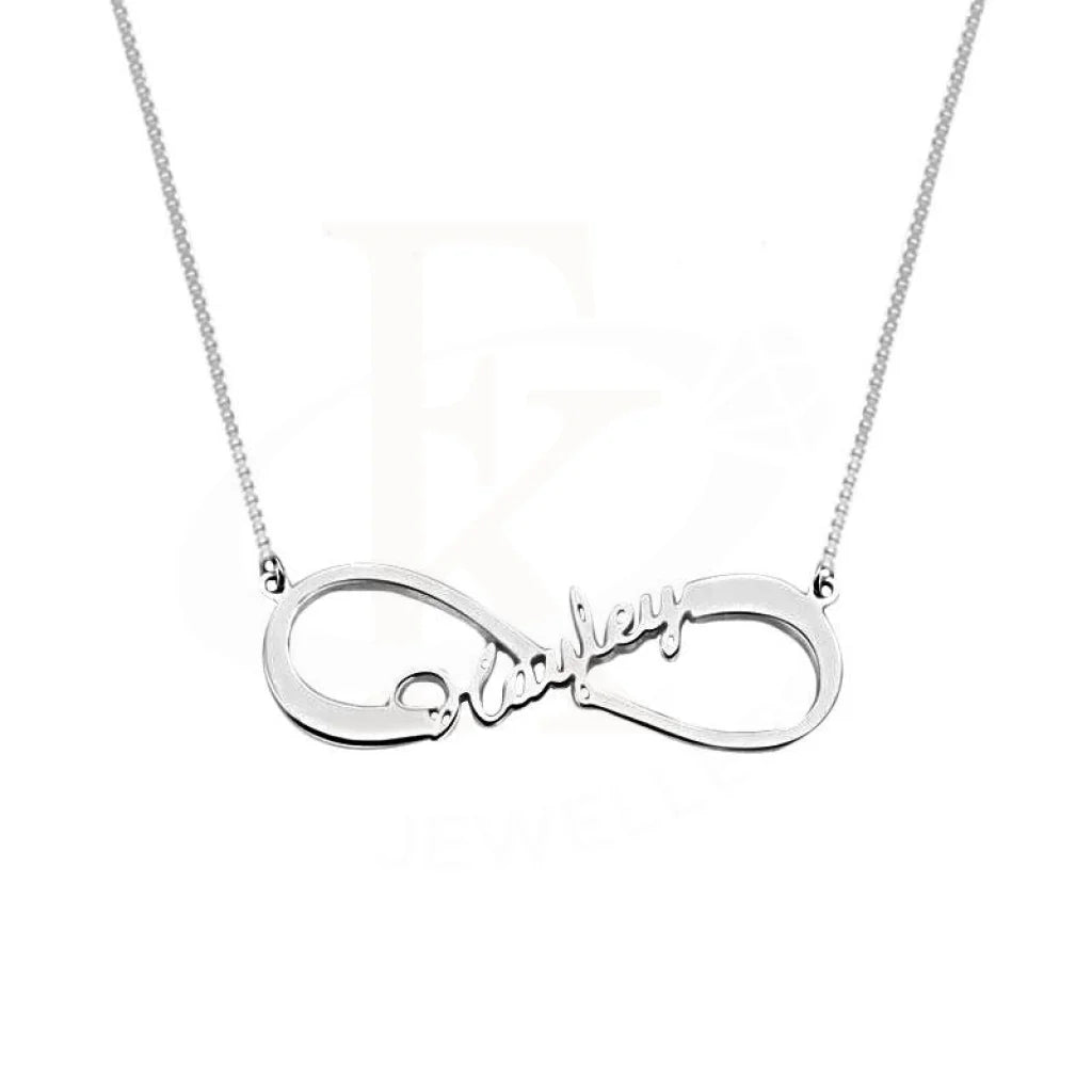 ladies necklaces eye catching-Silver 925 Infinity Name Necklace - FKJNKL1928