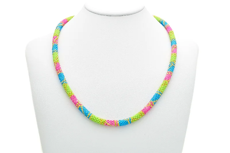 ladies necklaces flashy-Tropical Necklace