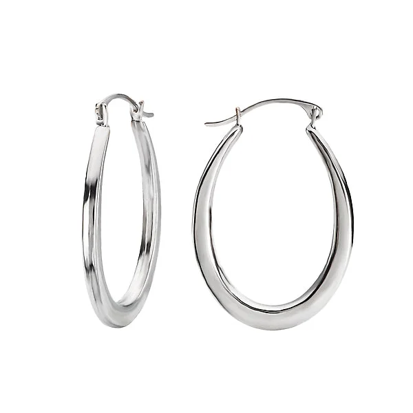 Ladies earrings mold radiance -Ladies Fashion Hoop Earrings