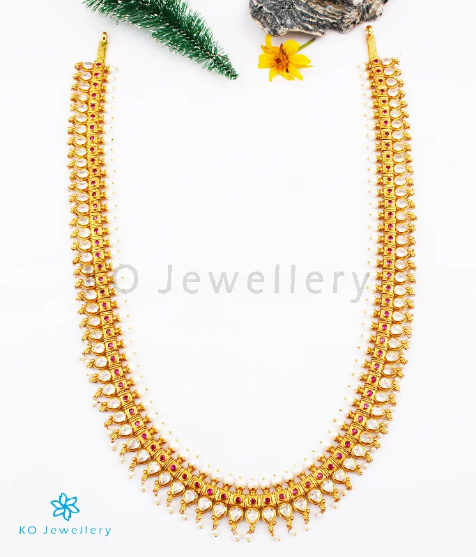 ladies necklaces sustainable-The Nabha Silver Mango Necklace/Waistbelt