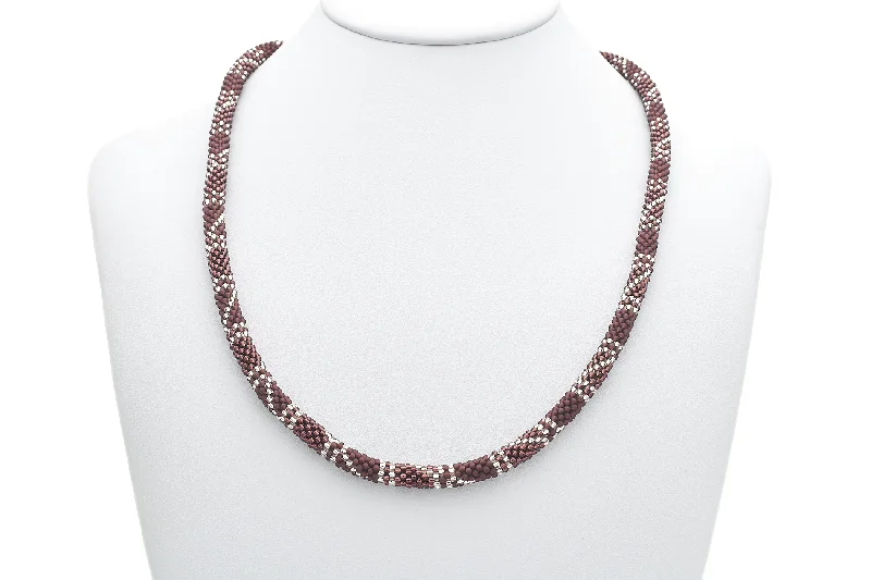 ladies necklaces rustic-Merlot Necklace