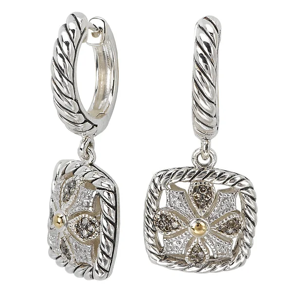 Ladies earrings soar charm -Ladies Fashion Diamond Earrings