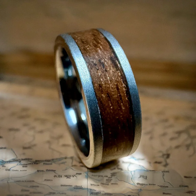 Ladies rings tint glow -“The Major” 100% USA Made Ring With Wood From A M1 Garand Tungsten Ring