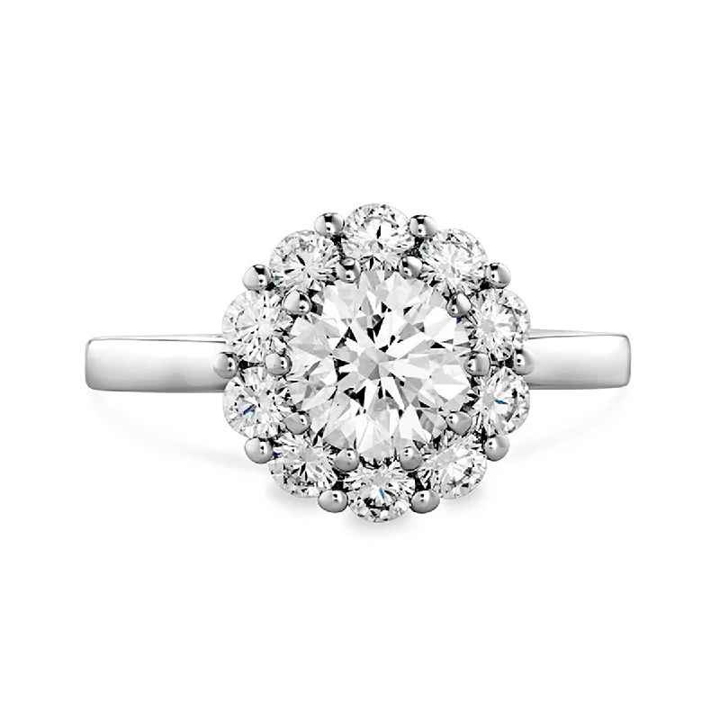 Ladies engagement rings best glow -Beloved Open Gallery Engagement Ring