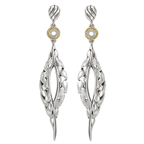 Ladies earrings life shine -Ladies Fashion Diamond Earrings