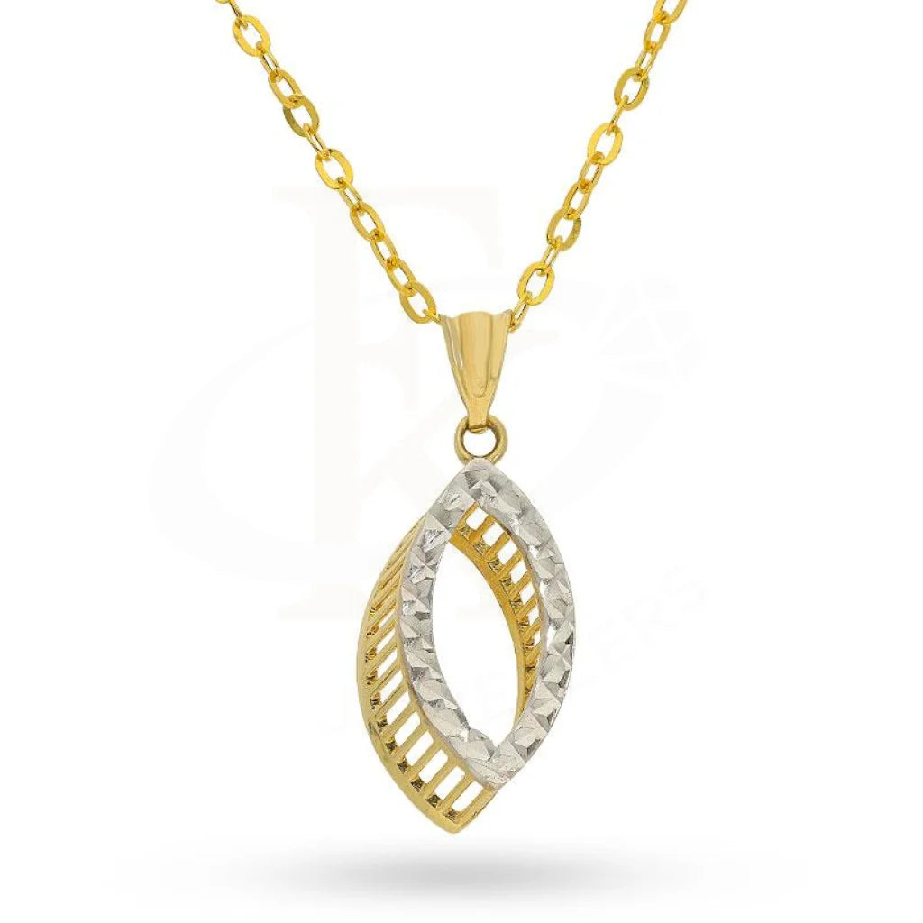 ladies necklaces fall-Gold Necklace (Chain with Pendant) 18KT - FKJNKL18K2033