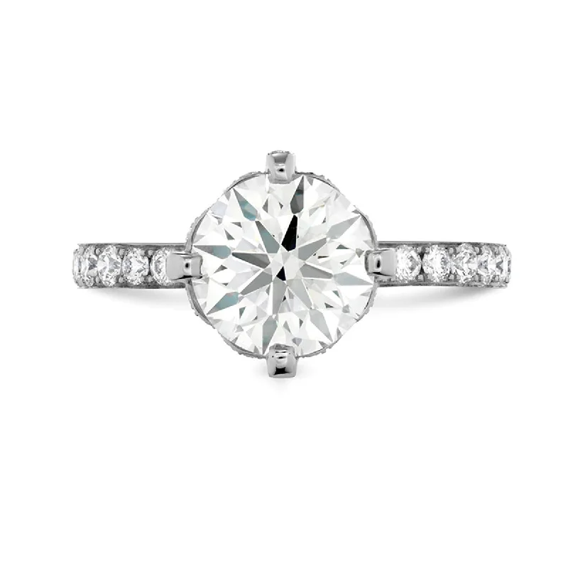 Ladies engagement rings nick shine -Desire Engagement Ring Setting