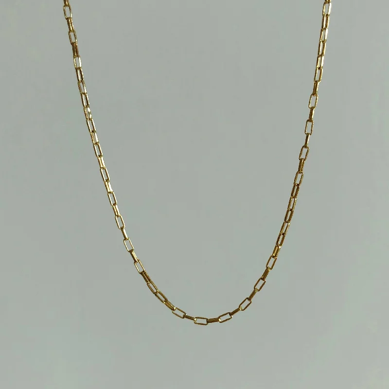 ladies bracelets collectible-Everyday Long Box Chain Necklace / Bracelet, Solid 14k Gold