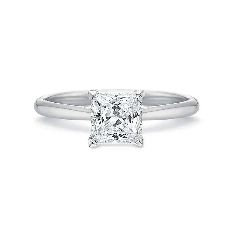 Ladies engagement rings chant shine -New Aire Solitaire Diamond Engagement Ring Setting