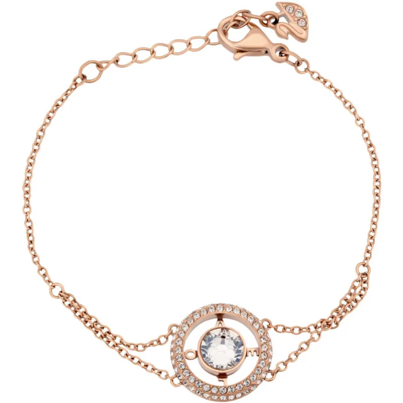 ladies bracelets colorful-Swarovski Women's Necklace and Bracelet - Admiration Rose Gold Plated Chain | 5491668