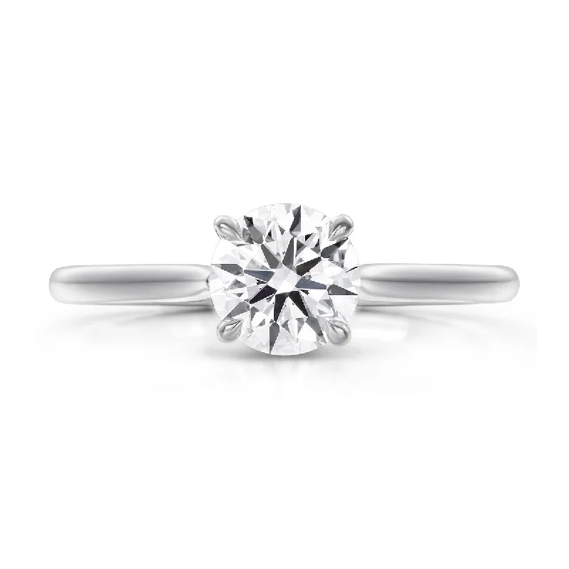 Ladies engagement rings palm charm -Camilla 4 Prong Engagement Ring Setting